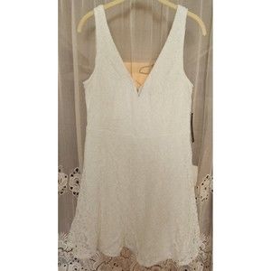 NWT Lulus Embroidered Lace Mini Dress Sz XL
